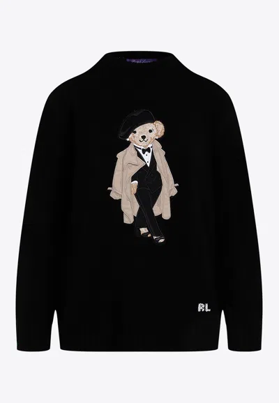 RALPH LAUREN POLO BEAR CASHMERE SWEATER