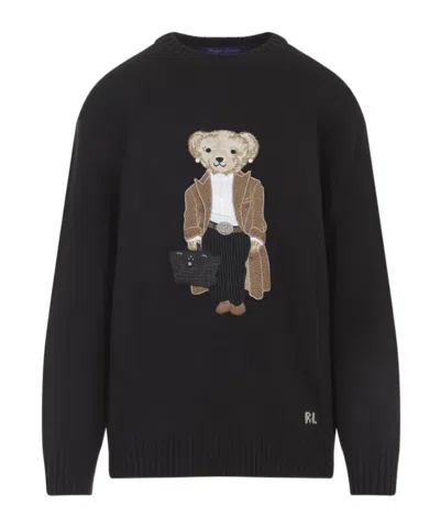 RALPH LAUREN RALPH LAUREN COLLECTION FALL POLO BEAR JUMPER