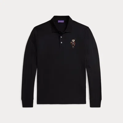 RALPH LAUREN RALPH LAUREN POLO BEAR COTTON-CASHMERE POLO SHIRT