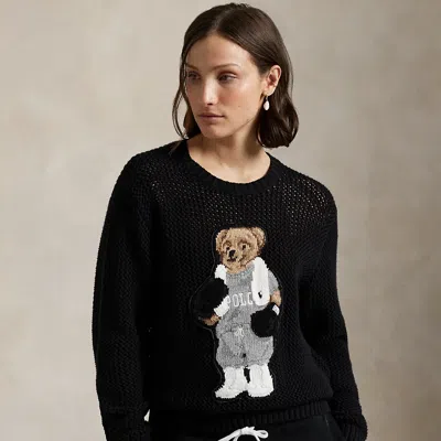 Ralph Lauren Polo Bear Cotton Crewneck Sweater