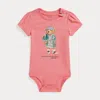 Ralph Lauren Polo Bear Cotton Jersey Bodysuit