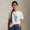 Polo Ralph Lauren Polo Bear Cotton Jersey Tee In Nevis