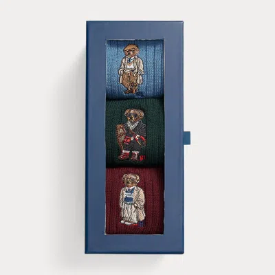 Ralph Lauren Polo Bear Crew 3-sock Gift Set