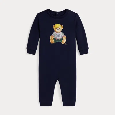 RALPH LAUREN RALPH LAUREN POLO BEAR FLEECE COVERALL