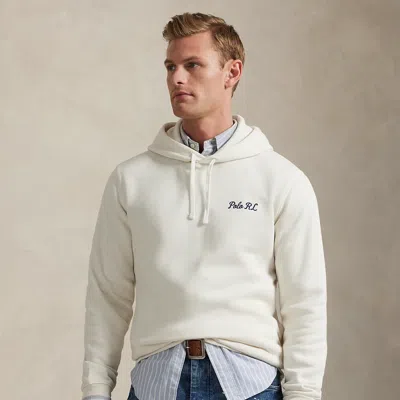 Ralph Lauren Polo Bear Fleece Hoodie In White
