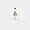 Ralph Lauren Kids' Polo Bear Fleece Pullover In White