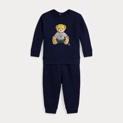 RALPH LAUREN RALPH LAUREN POLO BEAR FLEECE SWEATSHIRT & PANT SET
