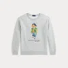 Polo Ralph Lauren Kids' Polo Bear Fleece Sweatshirt In Grey