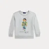 Polo Ralph Lauren Kids' Polo Bear Fleece Sweatshirt In Gray