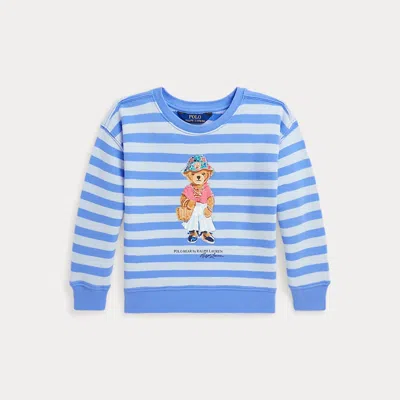 Ralph Lauren Kids' Polo Bear French Terry Sweatshirt In Blue