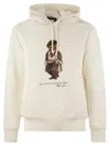 Ralph Lauren Polo Bear Hoodie In Neutral