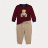 Ralph Lauren Baby Boys Polo Bear Tracksuit In Black