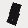 Ralph Lauren Polo Bear Knit Scarf In Black