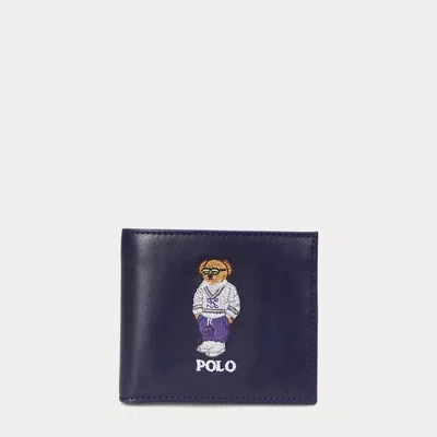 Ralph Lauren Polo Bear Leather Billfold Wallet