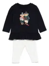 Polo Ralph Lauren Polo Bear-motif Trouser Set In Blue