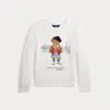 Ralph Lauren Kids' Polo Bear Paris Terry Sweatshirt In White