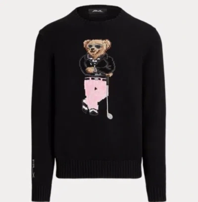 Pre-owned Ralph Lauren Polo Bear Performance Sweater In Black