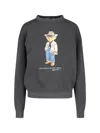 RALPH LAUREN POLO BEAR PRINT CREWNECK SWEATSHIRT