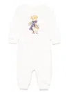 Polo Ralph Lauren Polo Bear-print Romper In White
