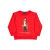 Polo Ralph Lauren Polo Bear Fleece Sweatshirt In Red