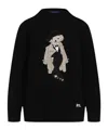 Ralph Lauren Bear Motif Cashmere Pullover With Front Design