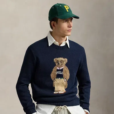Ralph Lauren Polo Bear Sweater In Bear Navy