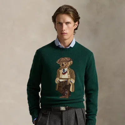 Ralph Lauren Polo Bear Sweater In Green