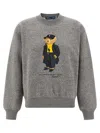 Ralph Lauren Grey Teddy Sweatshirt In Gray