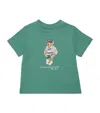 Ralph Lauren Cotton Polo Bear T-shirt In Green