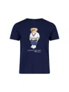 Ralph Lauren Polo Bear T-shirt In Sp25 Newprt Navy Hrtg Icn Bear