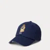 Ralph Lauren Polo Bear Twill Ball Cap In Newport Navy