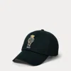 Polo Ralph Lauren Polo Bear-motif Baseball Cap In Polo Black