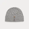 Polo Ralph Lauren Polo Bear Wool-cashmere Beanie In Andover Heather