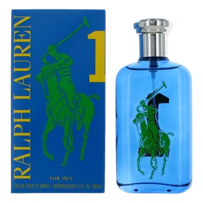 Ralph Lauren Polo Big Pony 1 Men's Eau De Toilette Spray 3.4 oz In Blue
