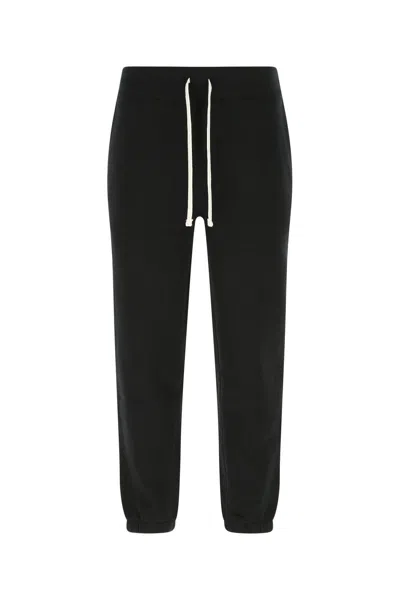 Ralph Lauren Polo Black Cotton Blend Track Pants