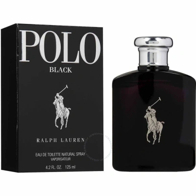 Ralph Lauren Polo Black /  Edt Spray 4.2 oz (m) In Black / Silver