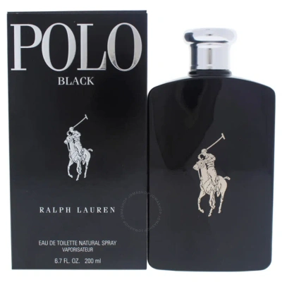 Polo Ralph Lauren Polo Black / Ralph Lauren Edt Spray 6.7 oz (m) In Black / Silver