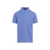 Ralph Lauren Timeless Blue Cotton T-shirt With Classic Polo Design