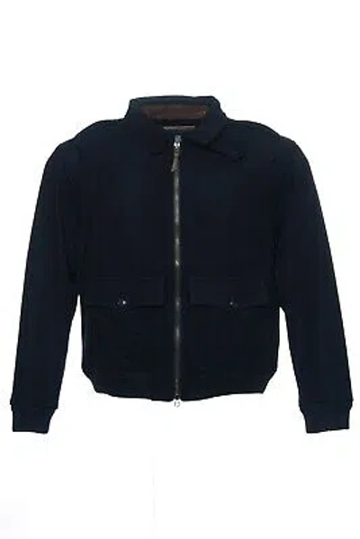 Pre-owned Ralph Lauren Polo By  Men's Wool Blend Bomber Jacket (2xlarge, Black) $495