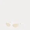 Ralph Lauren Polo Cat-eye Sunglasses In Shiny White