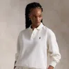 Polo Ralph Lauren Polo-collar Fleece Pullover In Nevis