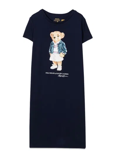 Ralph Lauren Kids' Polo Dress-dresses-knit In Blue