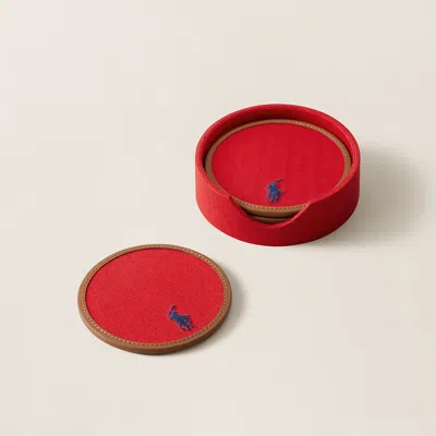 Ralph Lauren Polo Icon Coaster Set In Multi
