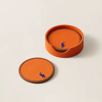 Ralph Lauren Polo Icon Coaster Set In Multi