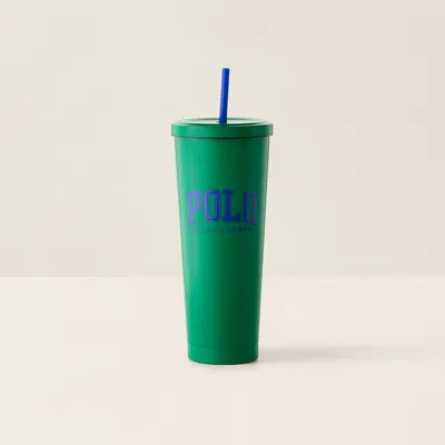 Polo Ralph Lauren Polo Icon Iced Beverage Cup & Straw In Green/blue