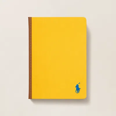 Polo Ralph Lauren Polo Icon Notebook In Yellow/blue In Multi