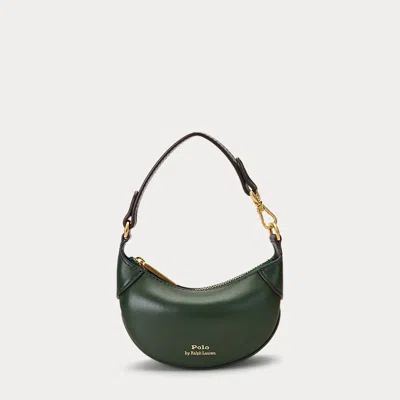 Ralph Lauren Polo Id Leather Card Case In Green