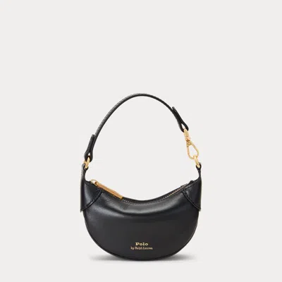 Ralph Lauren Polo Id Leather Card Case In Black