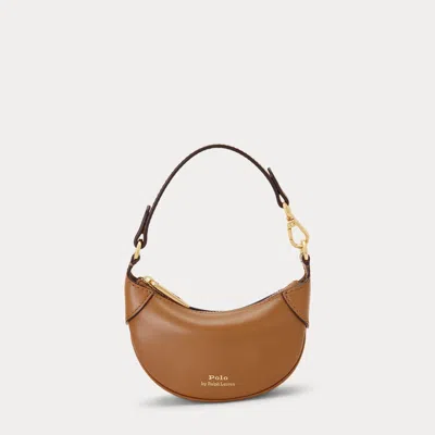 Polo Ralph Lauren Polo Id Leather Card Case In Tan In Brown