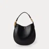Ralph Lauren Polo Id Leather Pouch In Black